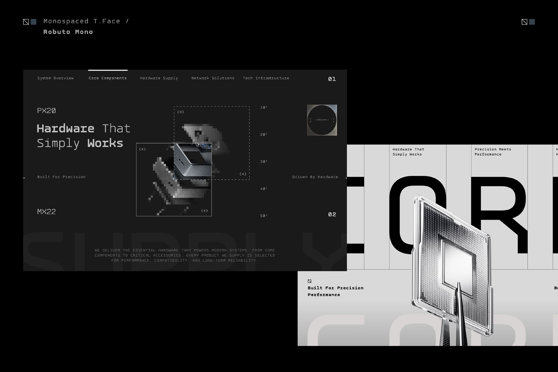 GC Robuto Mono - Tech Monospace Font