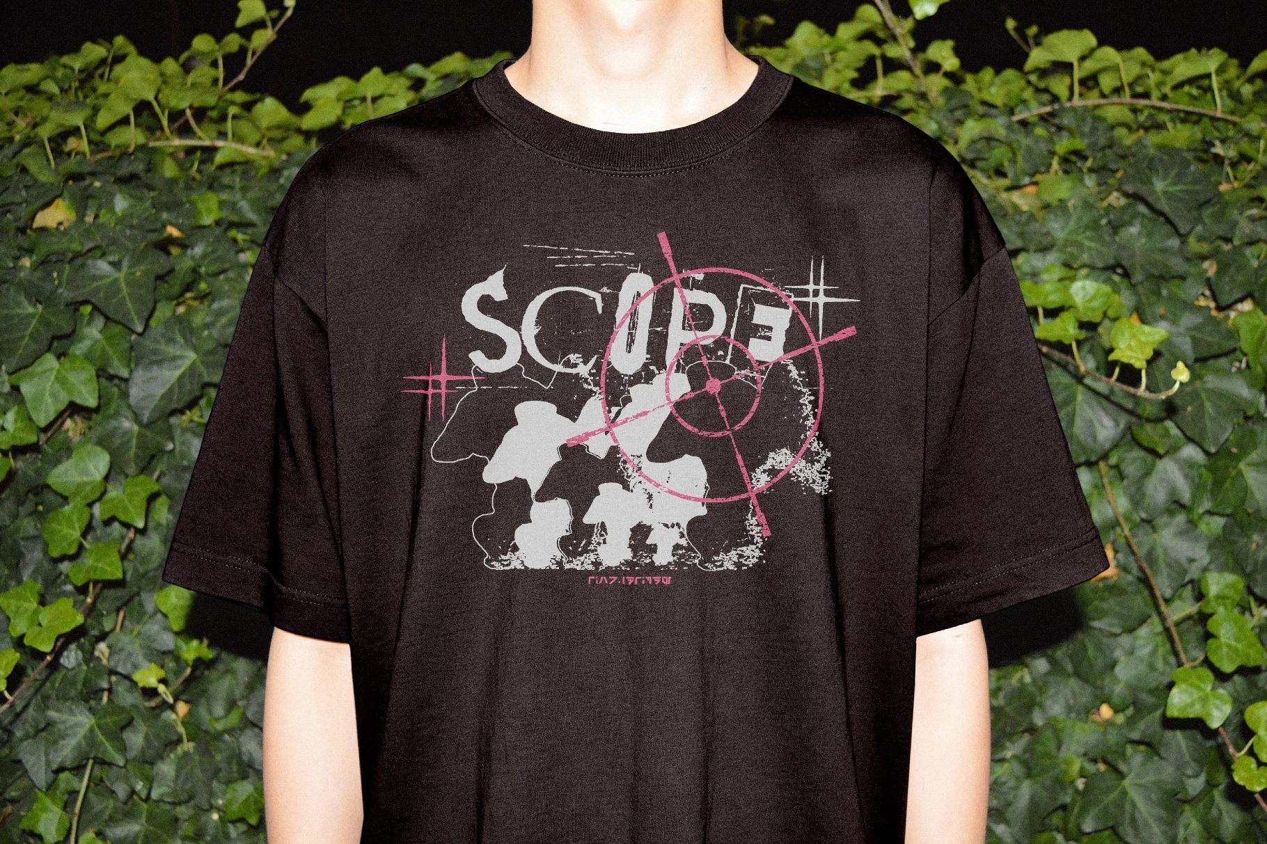 Front Print T-Shirt Mockup
