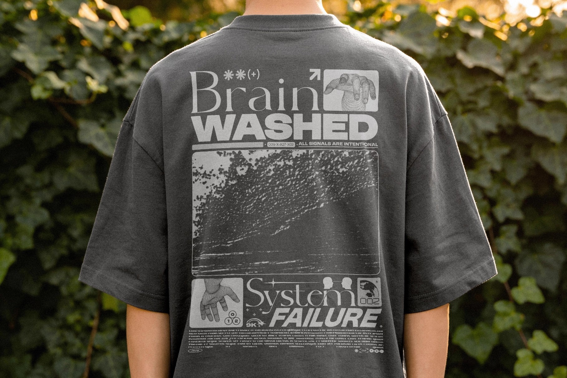Back Print T-Shirt Mockup