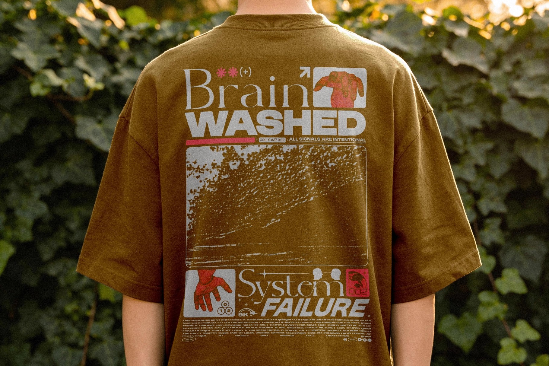 Back Print T-Shirt Mockup