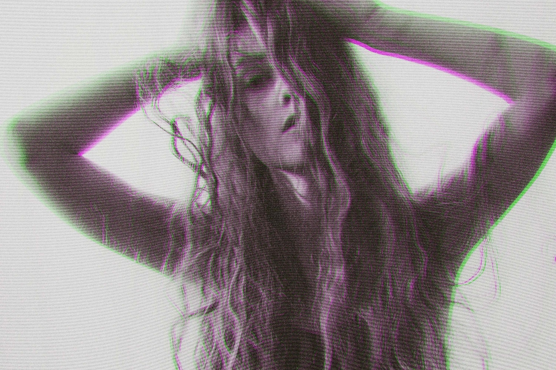 CRT Television Poster Photo Effect