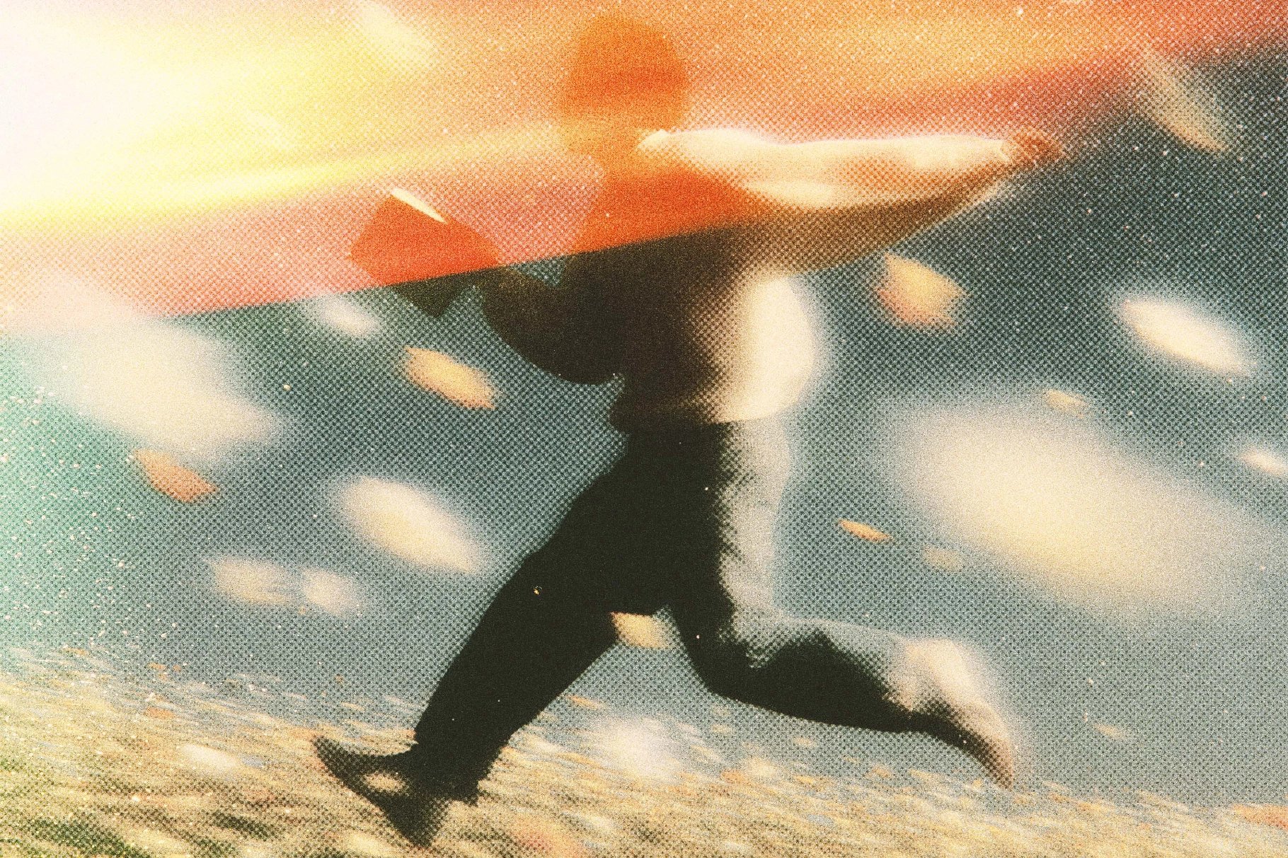 Leaks Halftone Poster Photo Effect