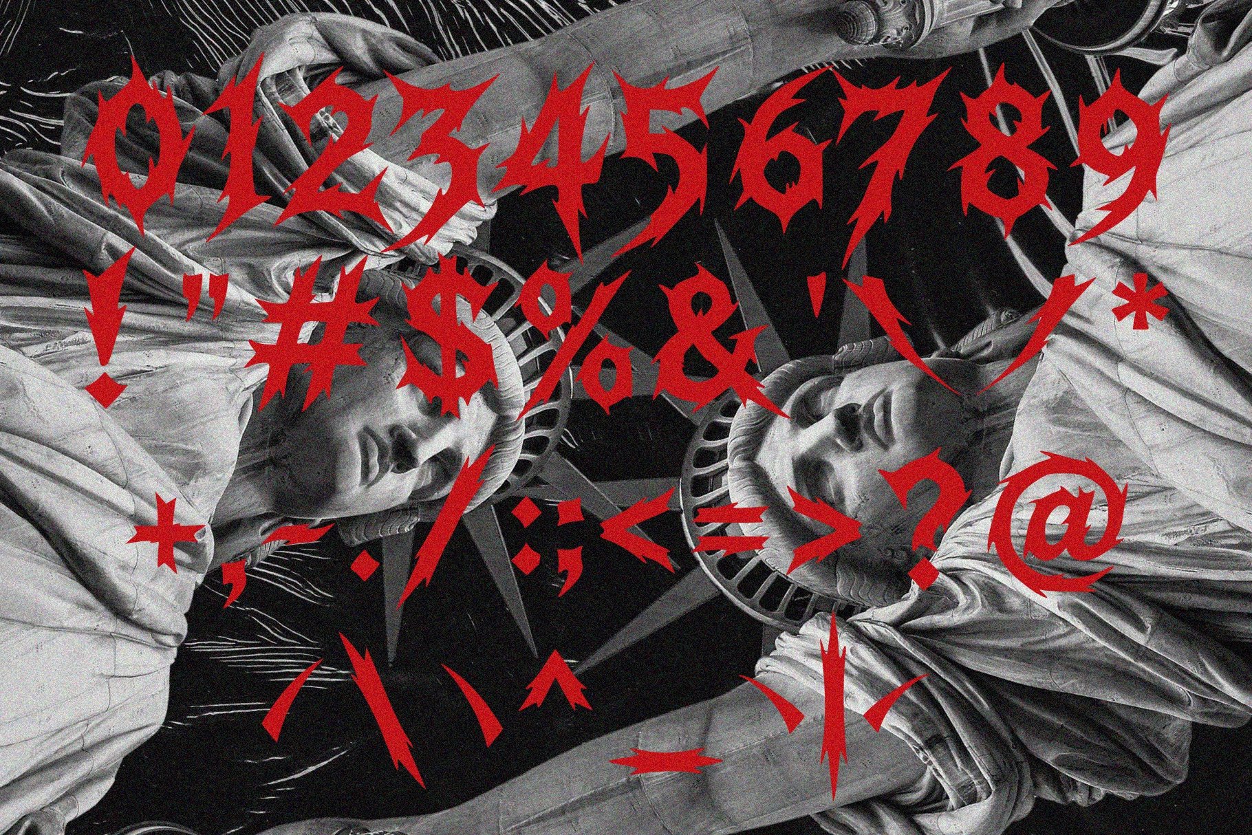 MIDNIGHT LEGACY — Black Metal Font