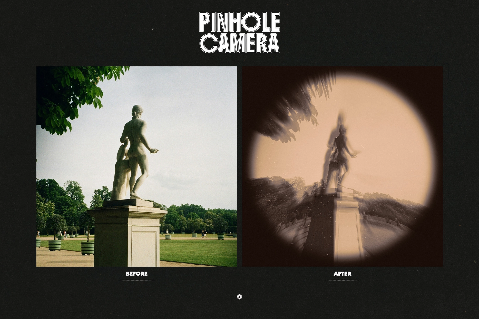 Pinhole Camera Photo Effect