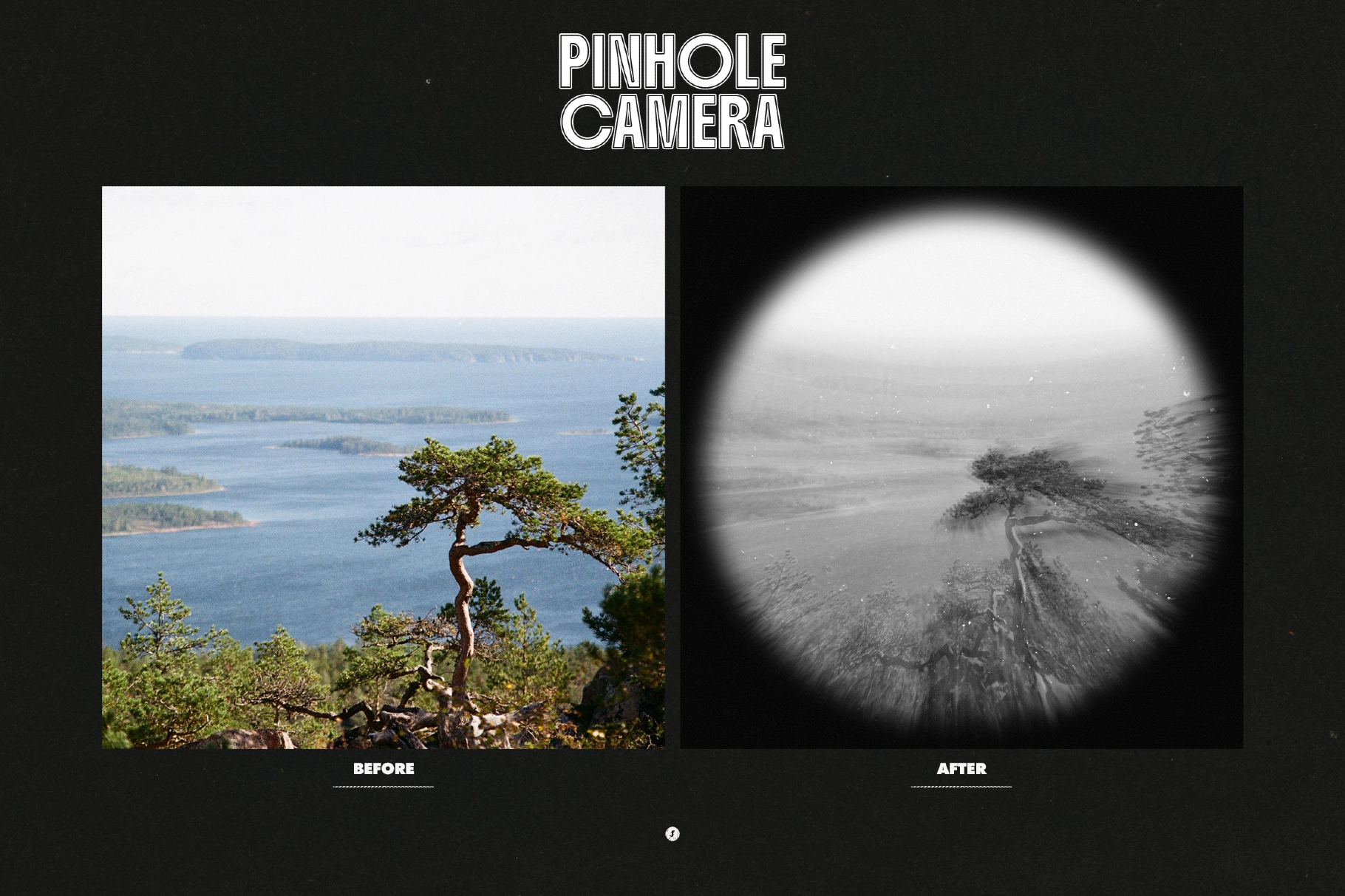 Pinhole Camera Photo Effect