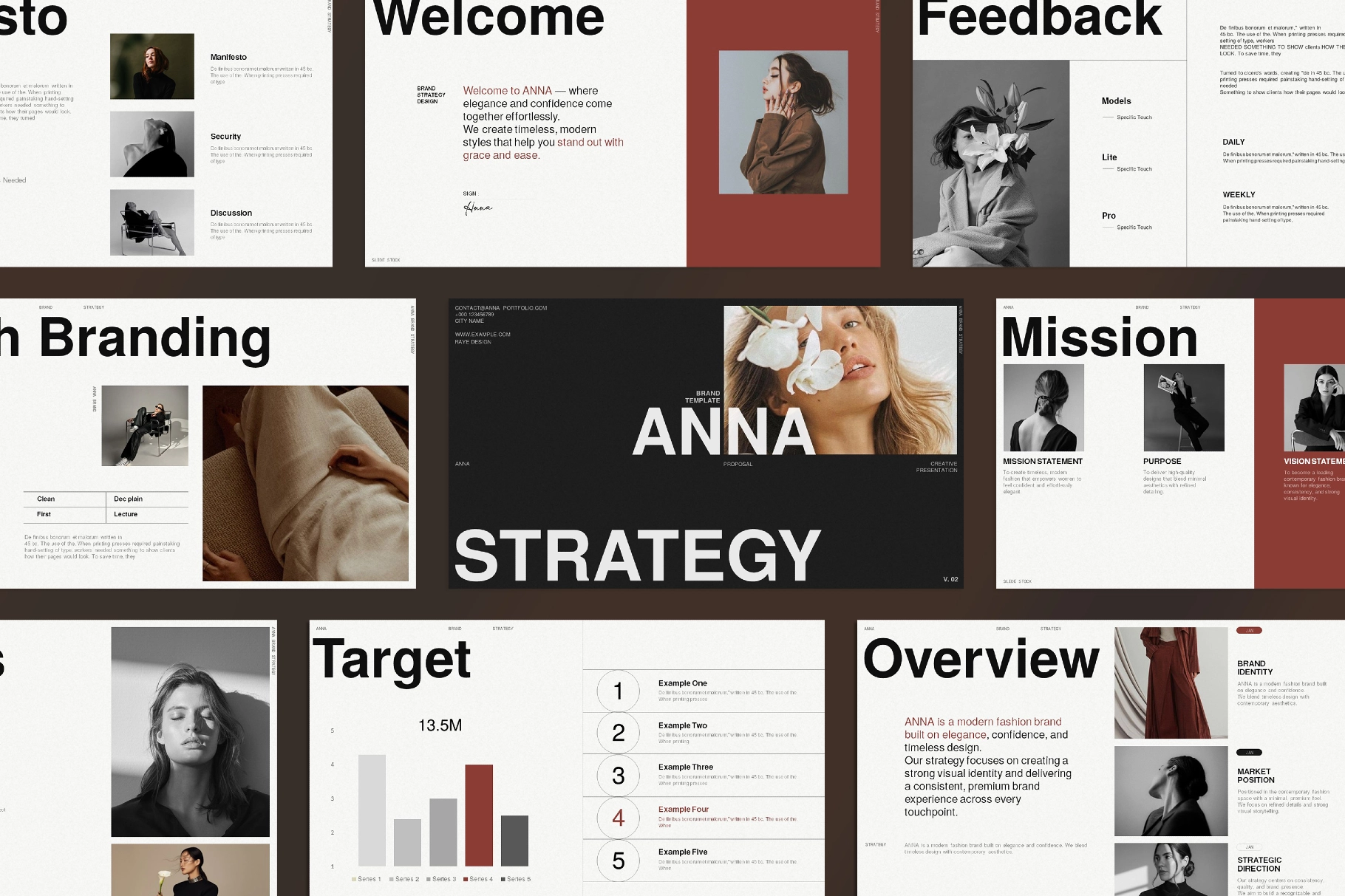 ANNA - Modern Brand Strategy Template