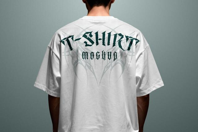 T-Shirt Mockup Back View