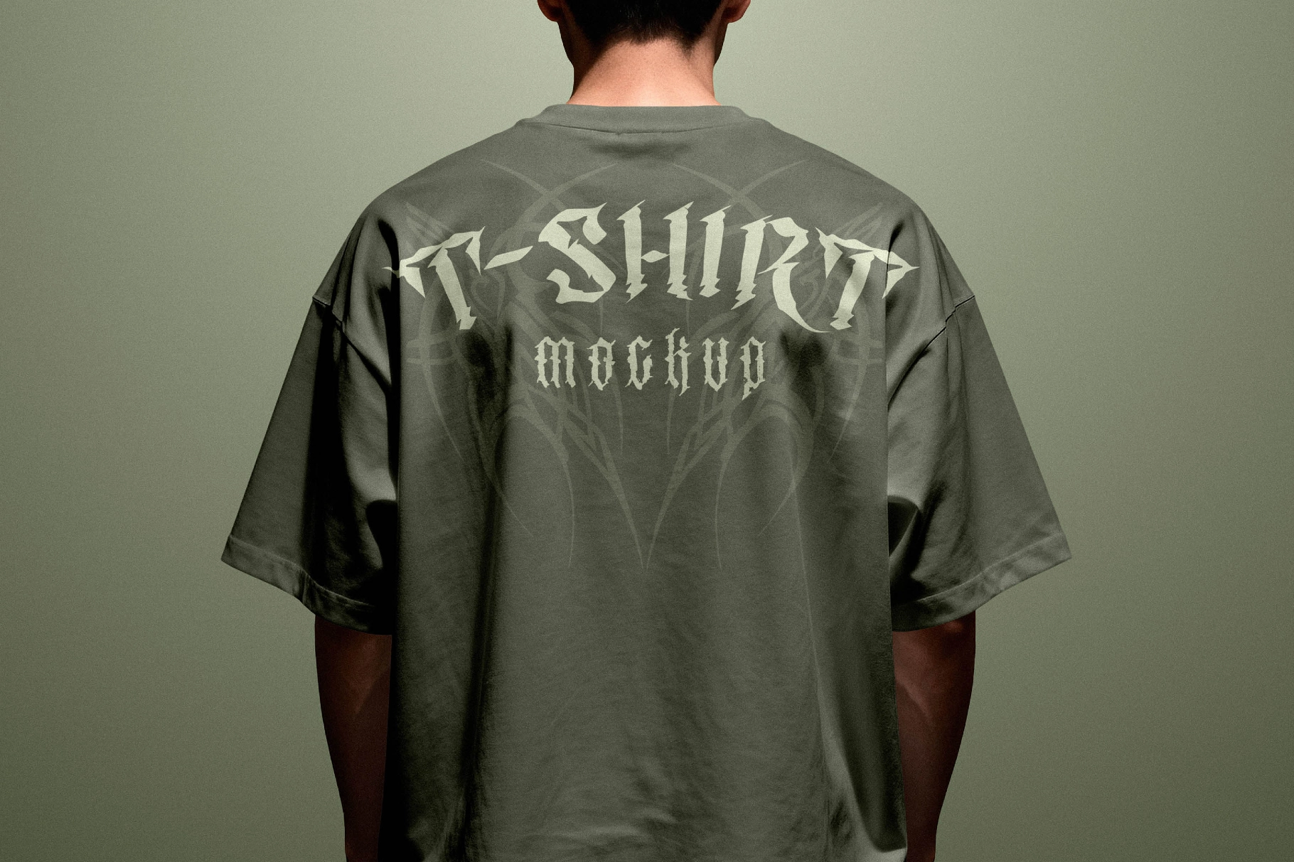 T-Shirt Mockup Back View