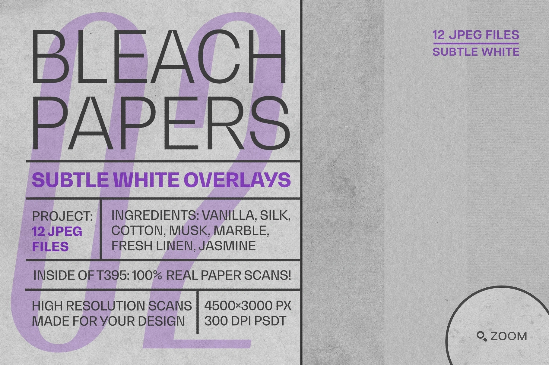 Bleached Paper Textures Collection