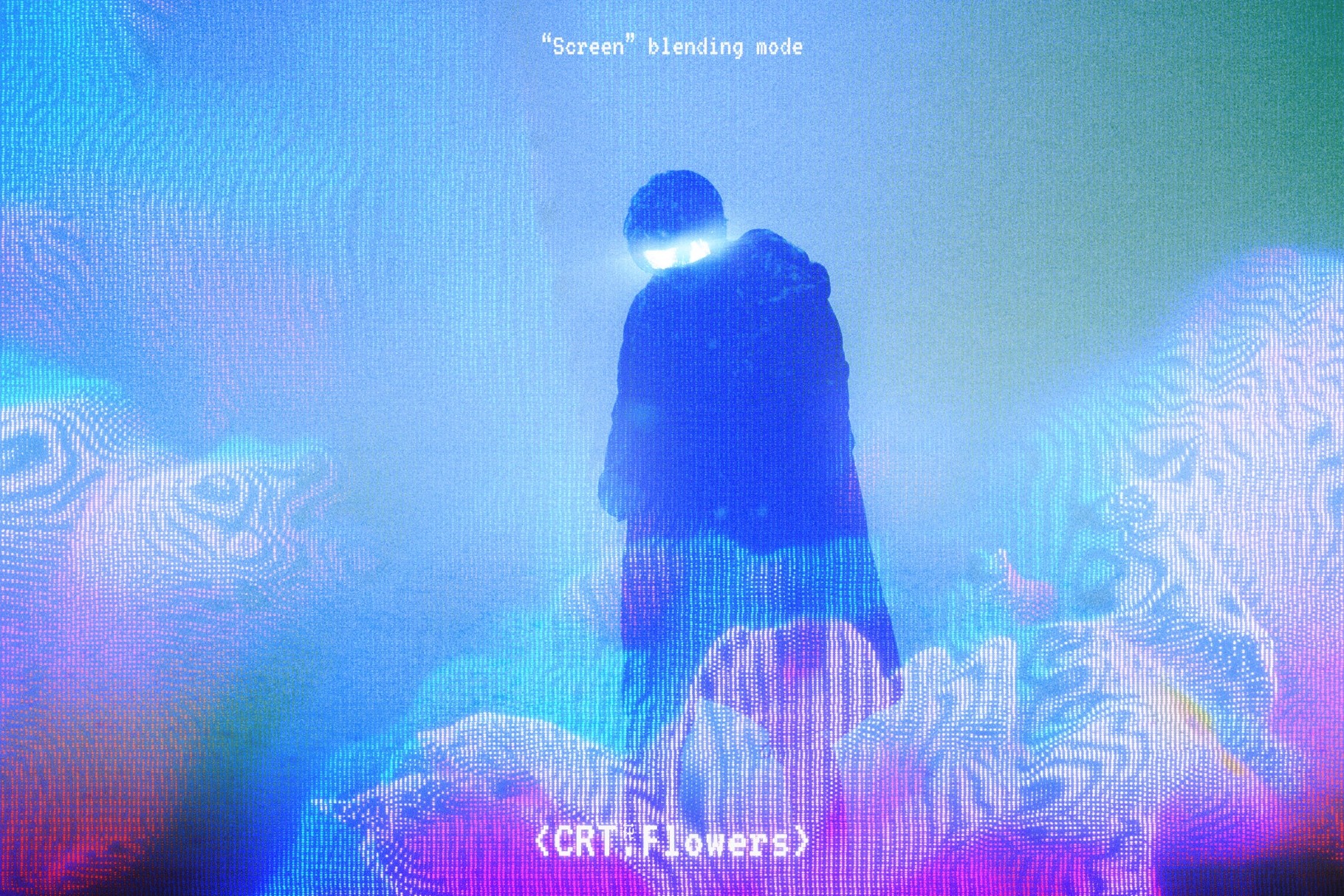CRT Flowers Overlays