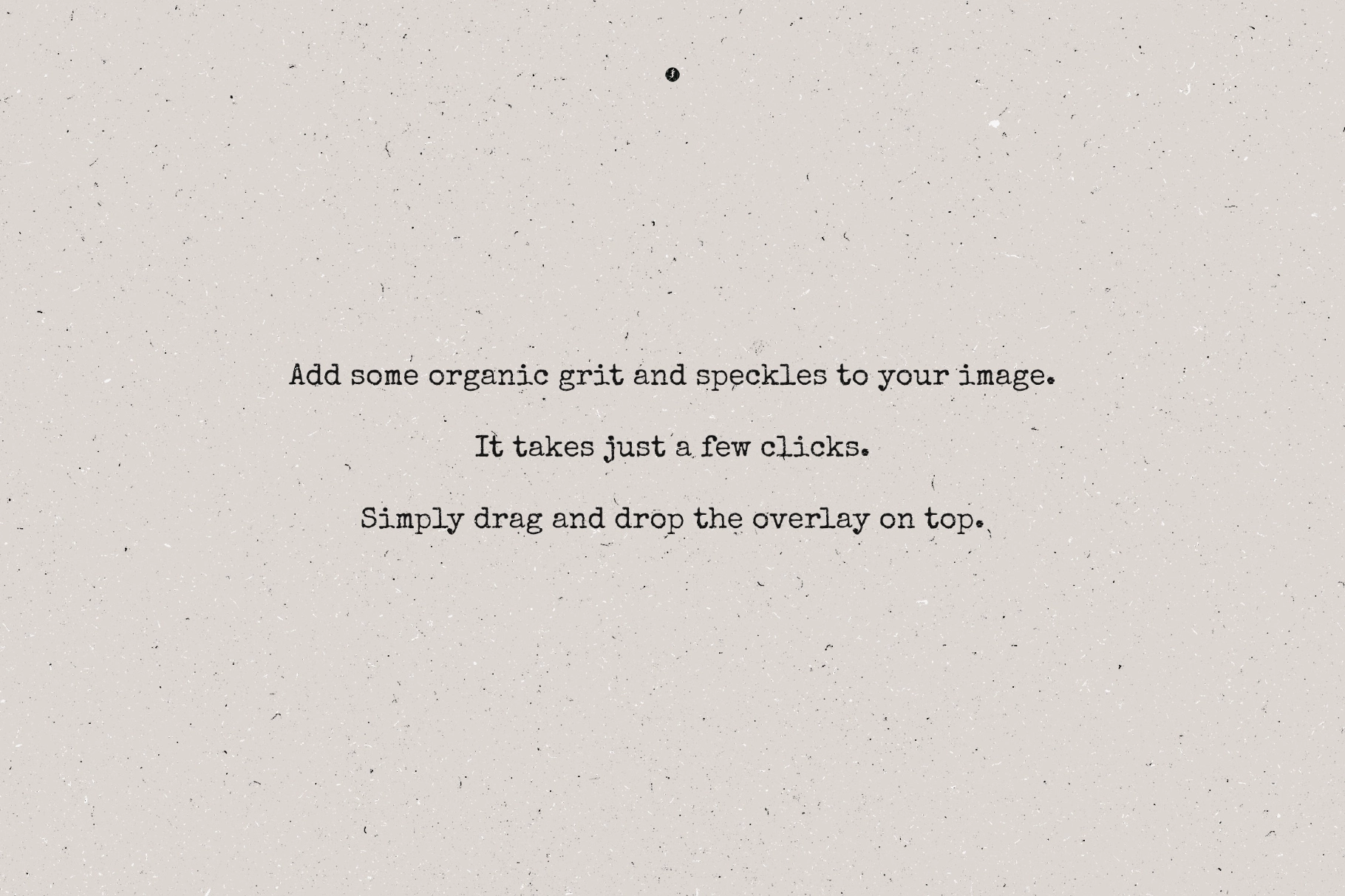 Paper Speckle Overlays