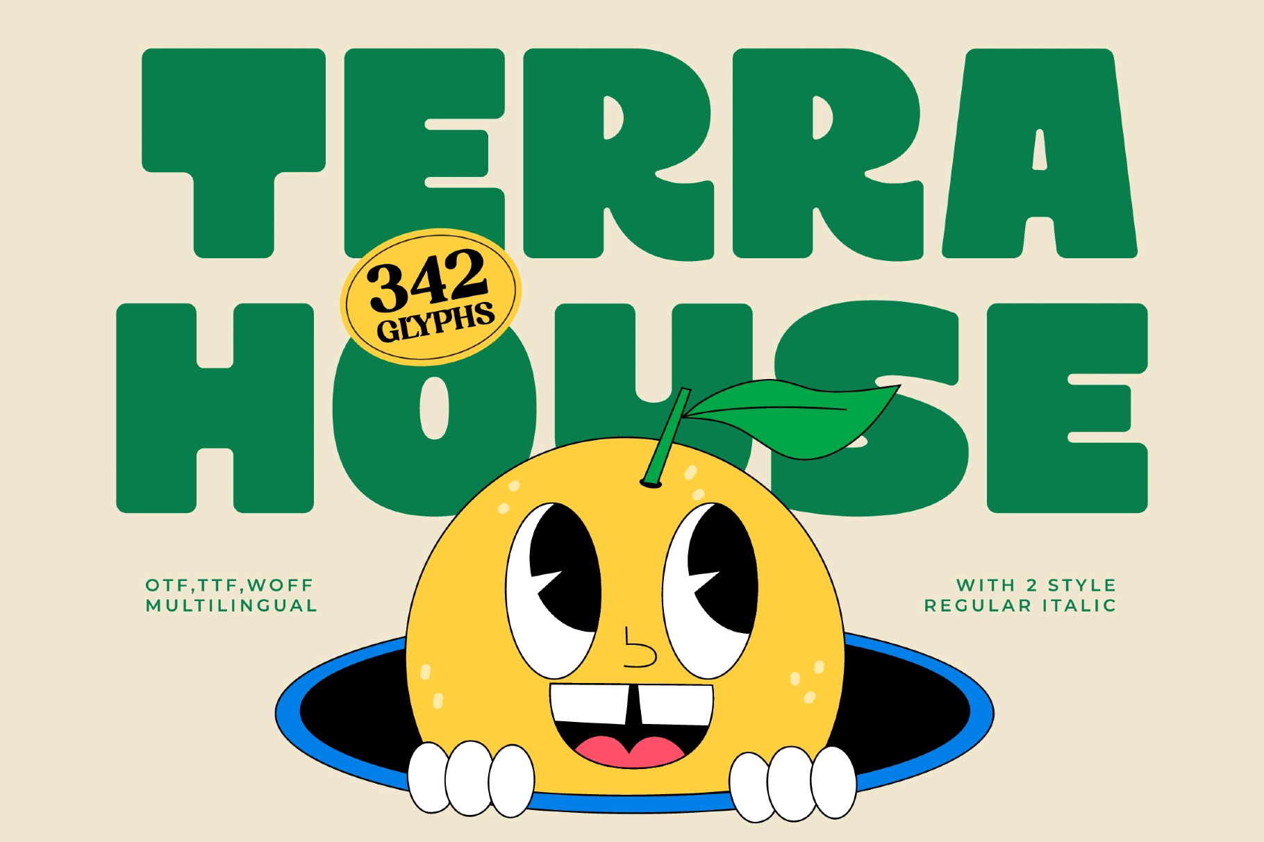Terra House - Bold Sans Display Font