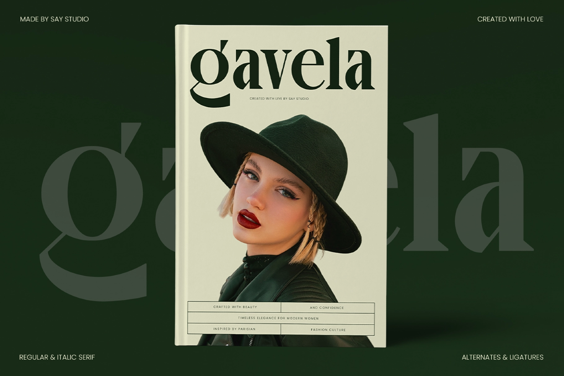Arogel - Luxury Display Serif Font