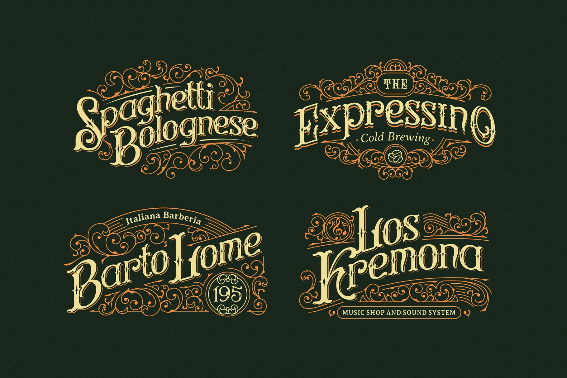 Constreu - Vintage Victorian Font