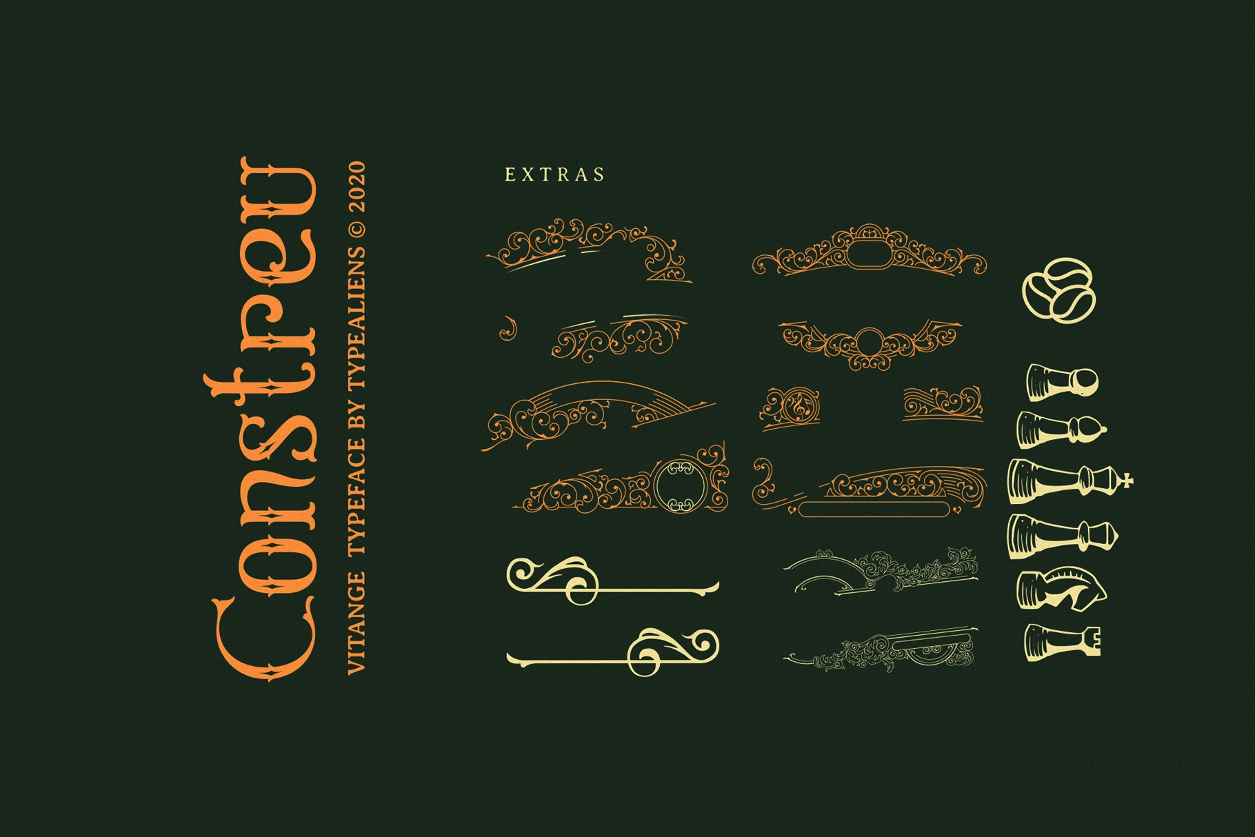 Constreu - Vintage Victorian Font