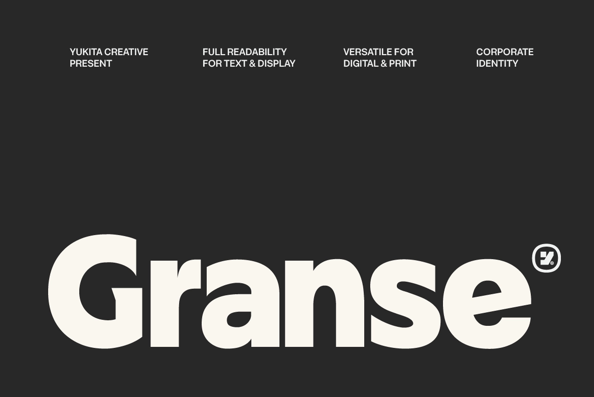 Granse - Modern Sans Serif Font
