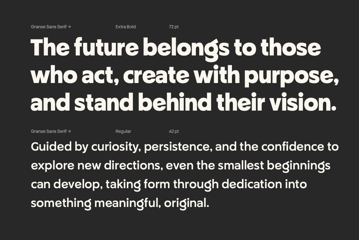 Granse - Modern Sans Serif Font