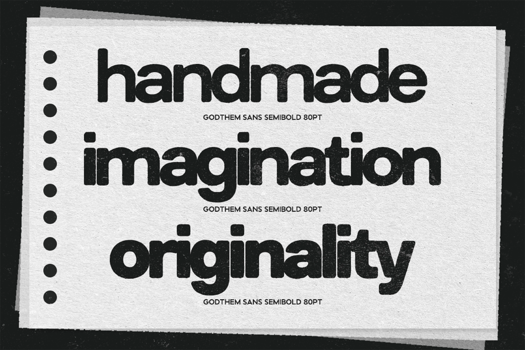 GC Godthem - Display Grunge Sans Font