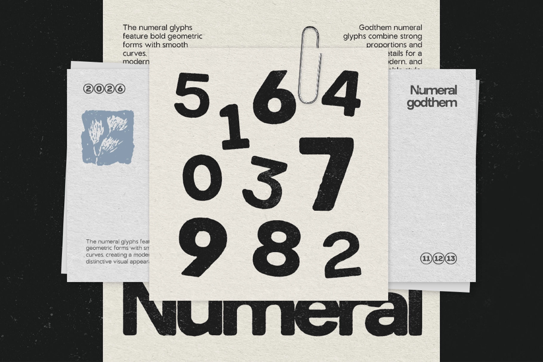 GC Godthem - Display Grunge Sans Font