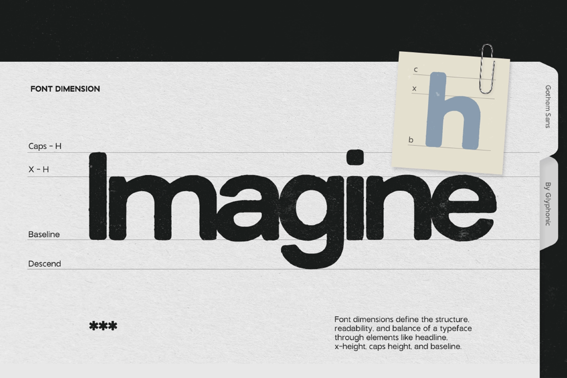 GC Godthem - Display Grunge Sans Font