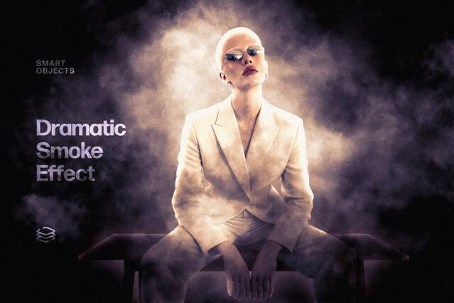 Dramatic Smoke Photo Effect