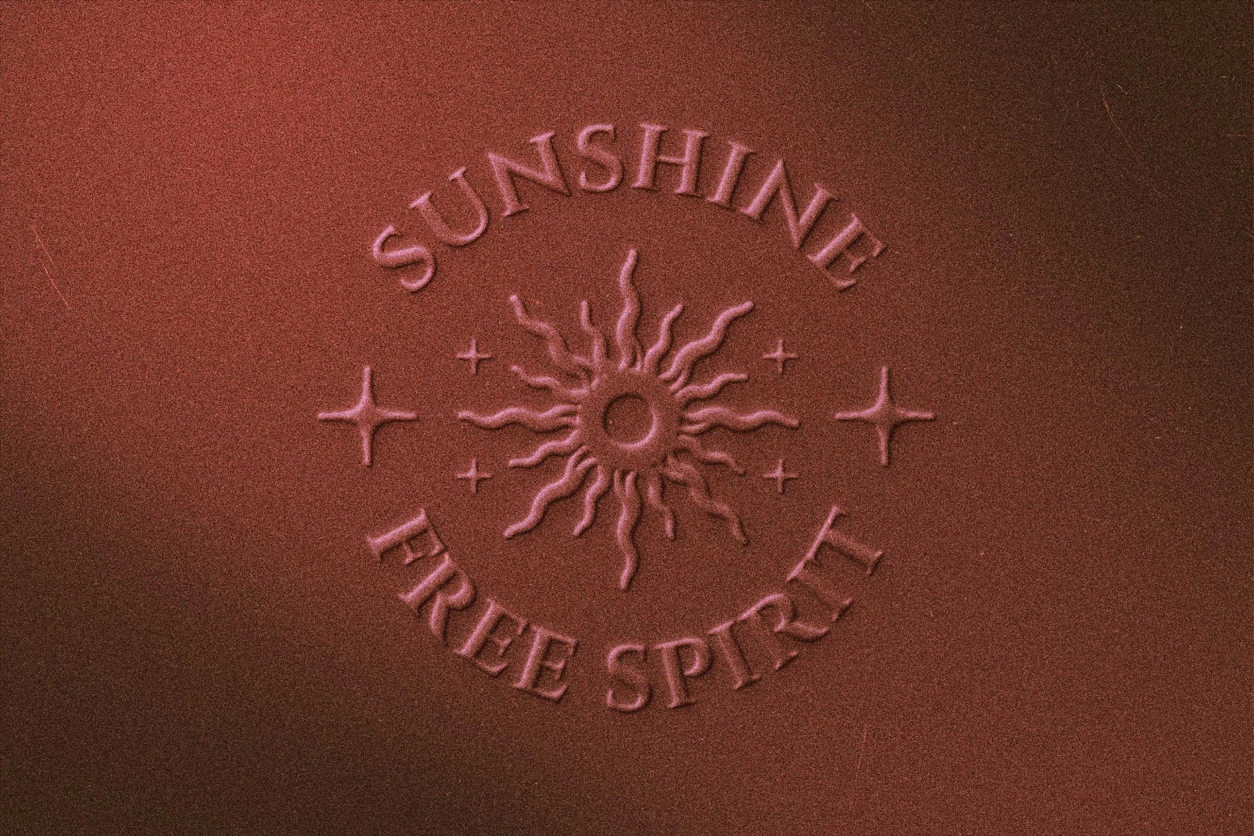 Suede Emboss Text Effect
