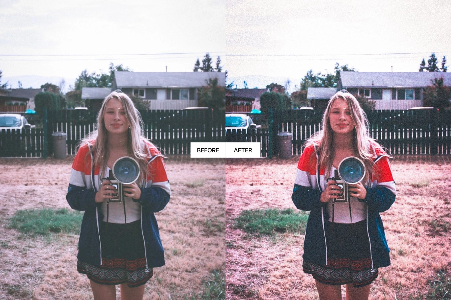 80s Style Look Lightroom Presets