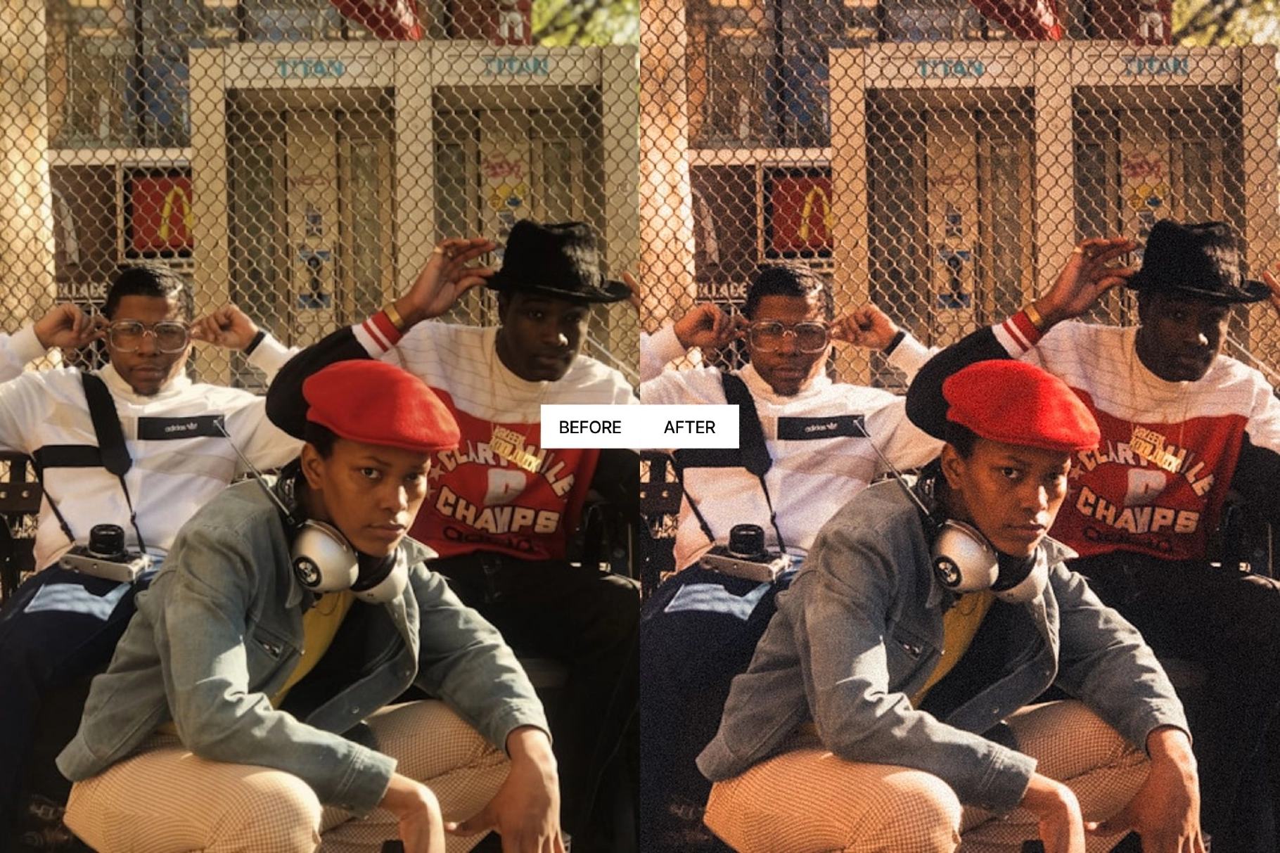 80s Style Look Lightroom Presets