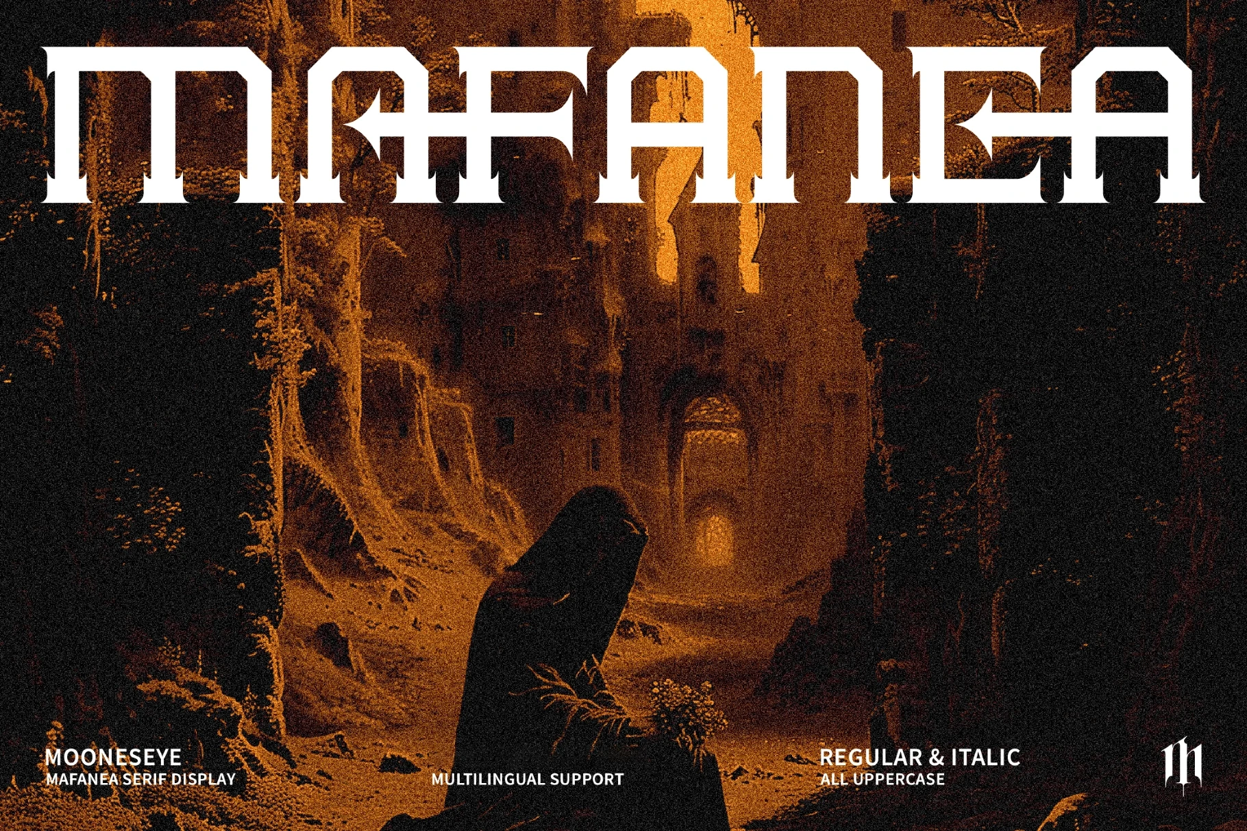 Mafanea - Gothic Monogram Serif Font