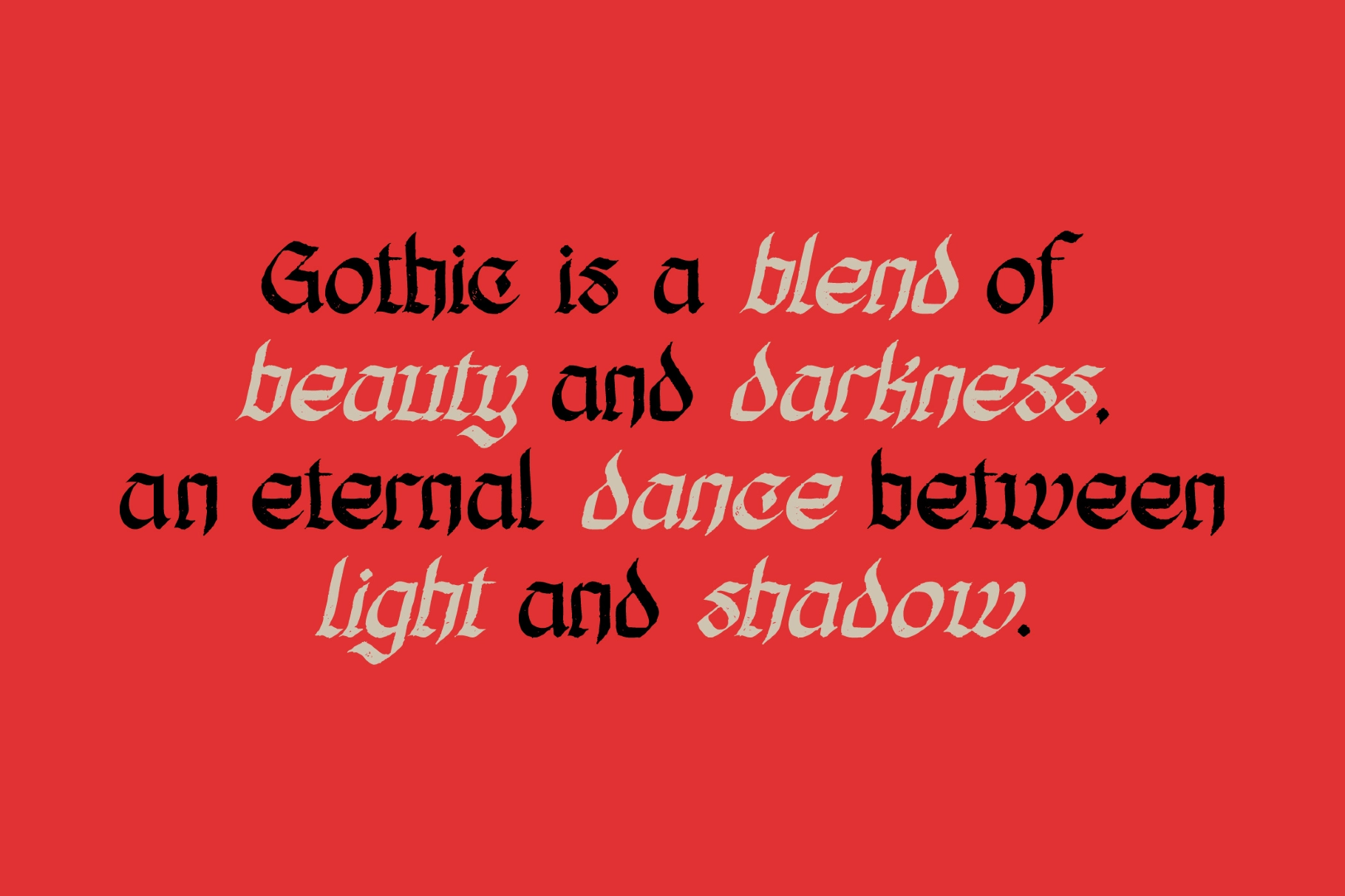 Hillyorn - Modern Blackletter Font