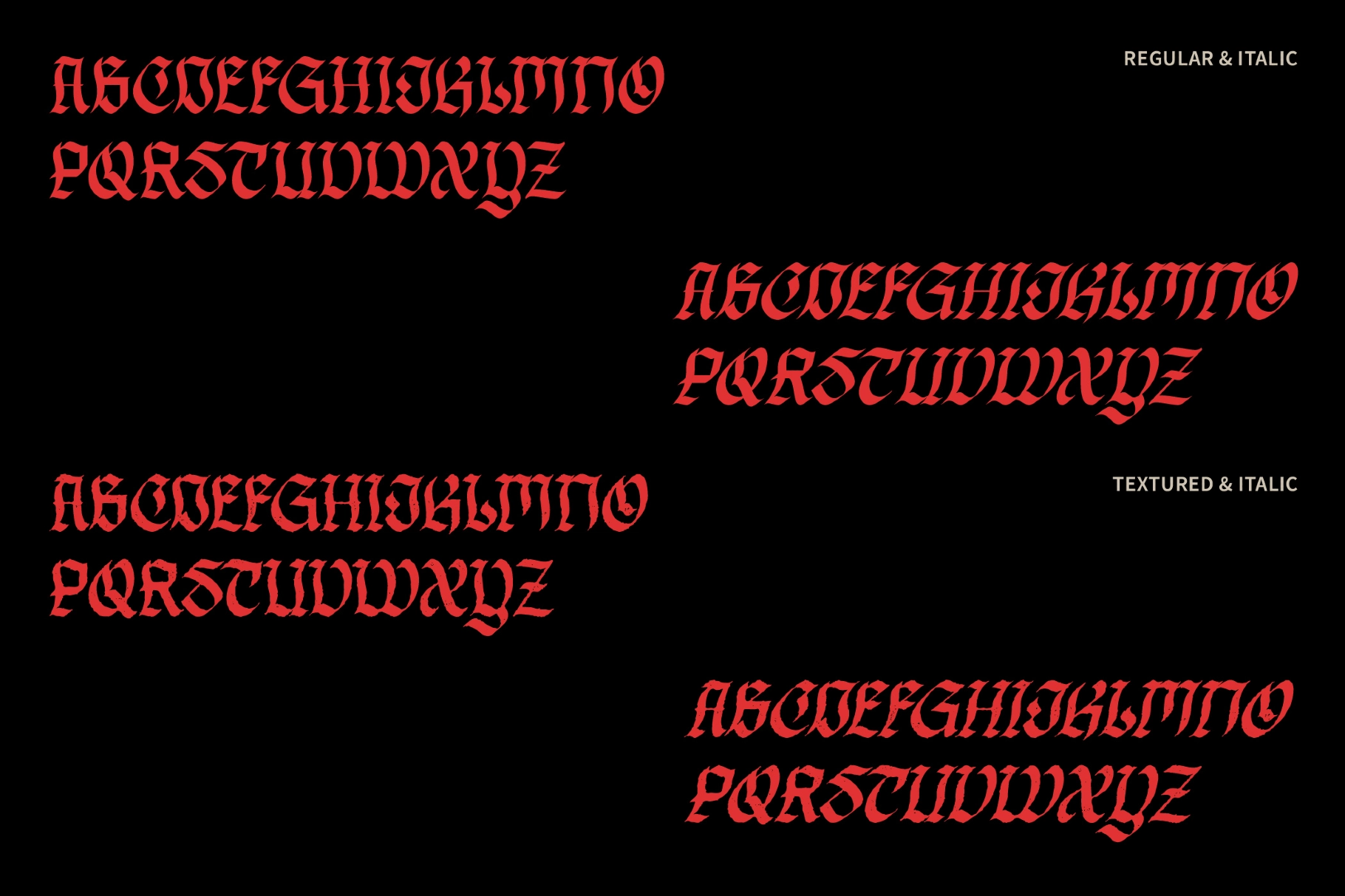 Hillyorn - Modern Blackletter Font