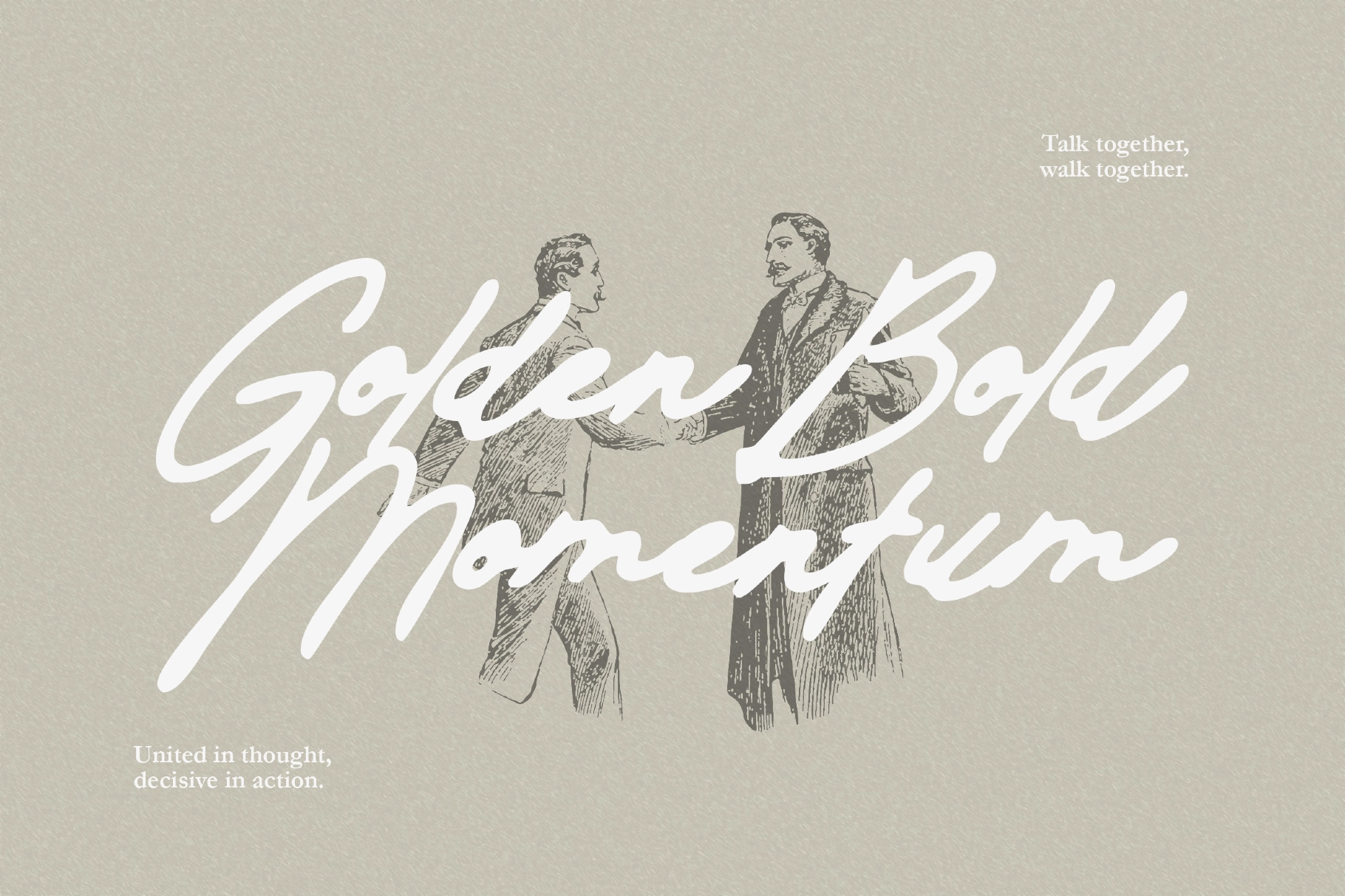 Organic Gardenia - Old Handwritten Script Font
