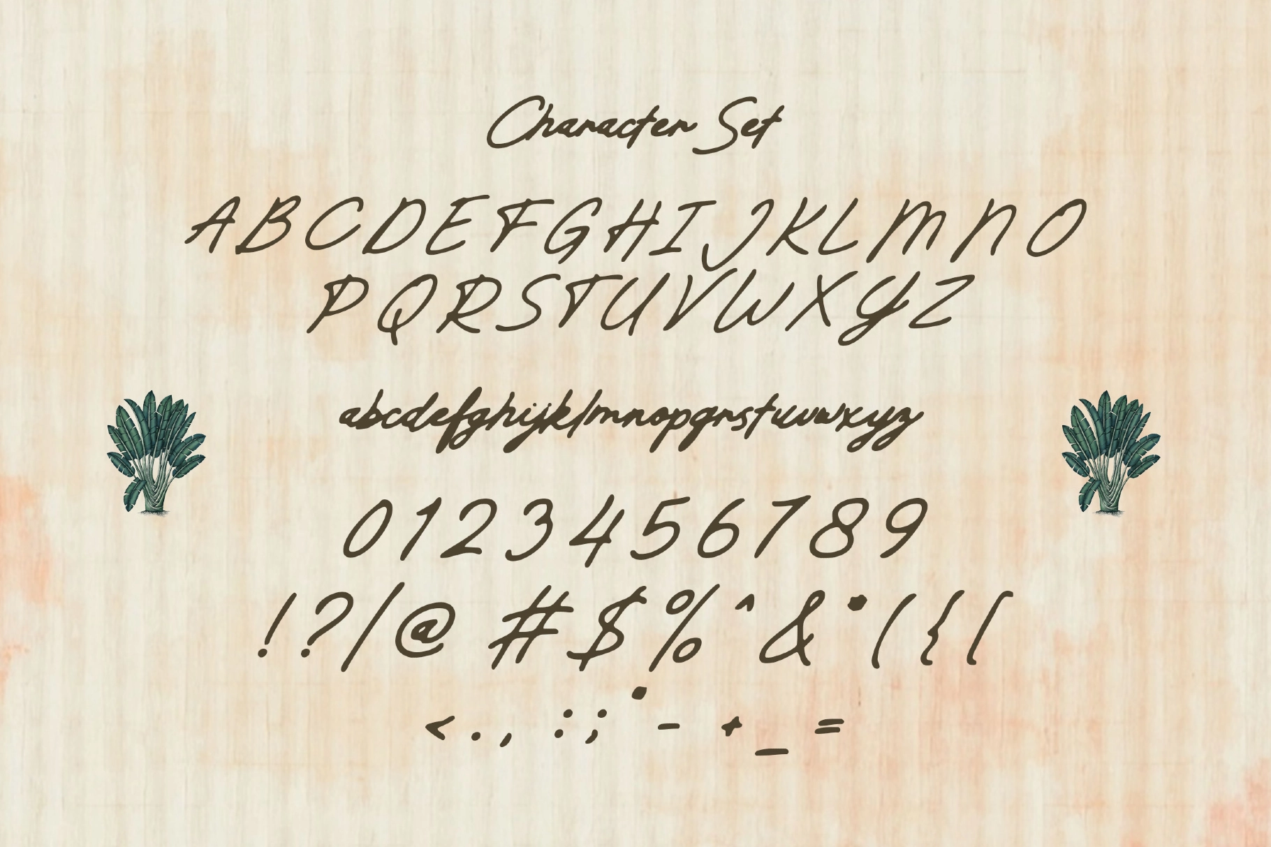 Organic Gardenia - Old Handwritten Script Font