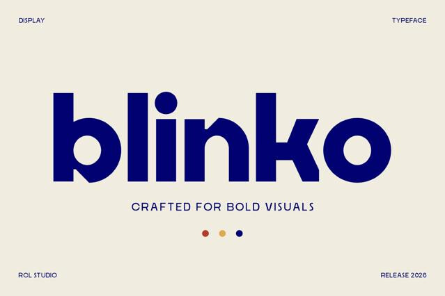 Blinko – Bold Modern Sans Serif Font