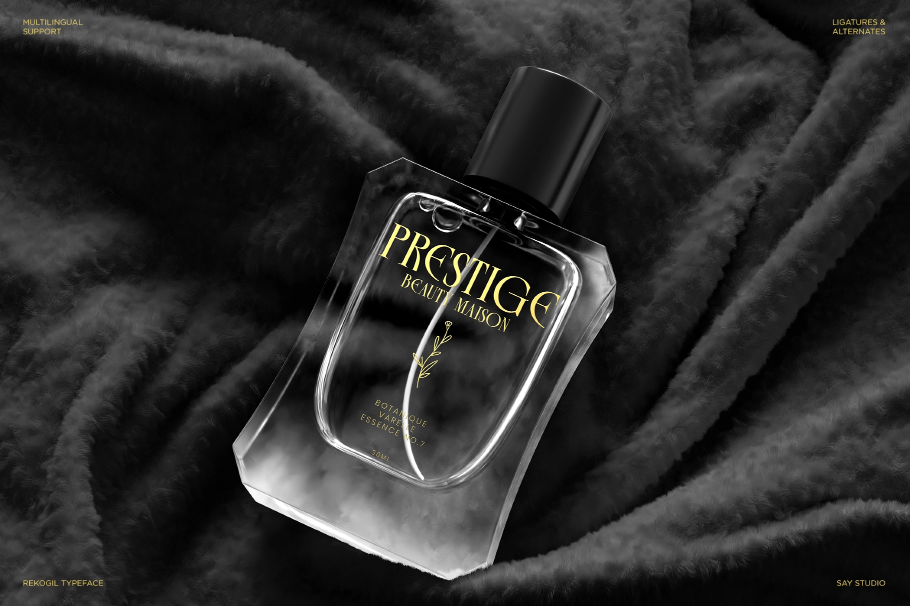 Rekogil - Luxury Ligature Serif Font