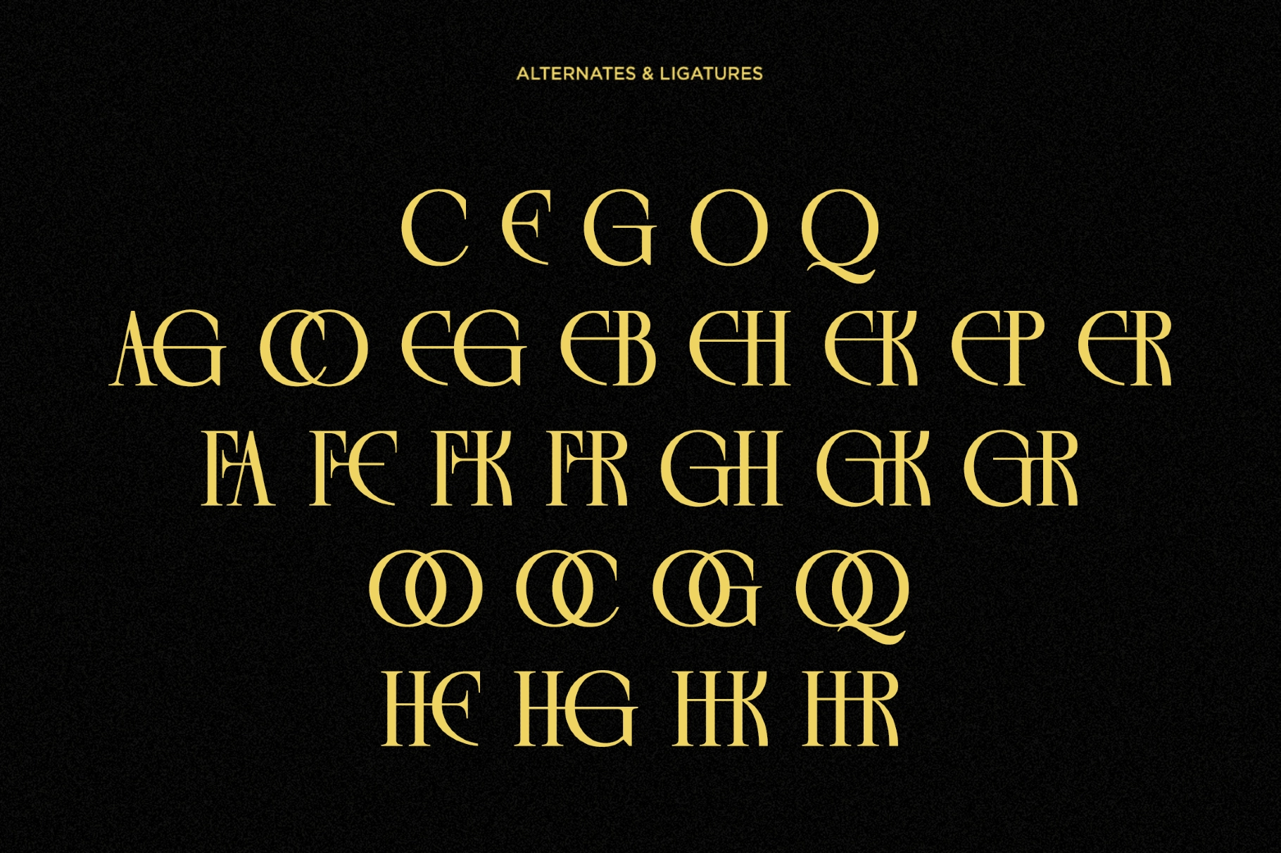 Rekogil - Luxury Ligature Serif Font