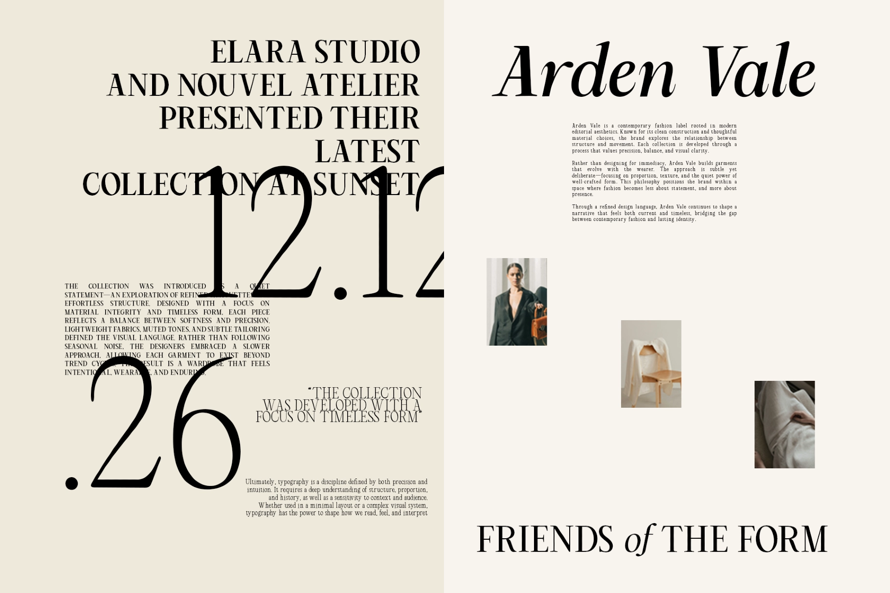 RCL Arviel – Modern Editorial Serif Font Family