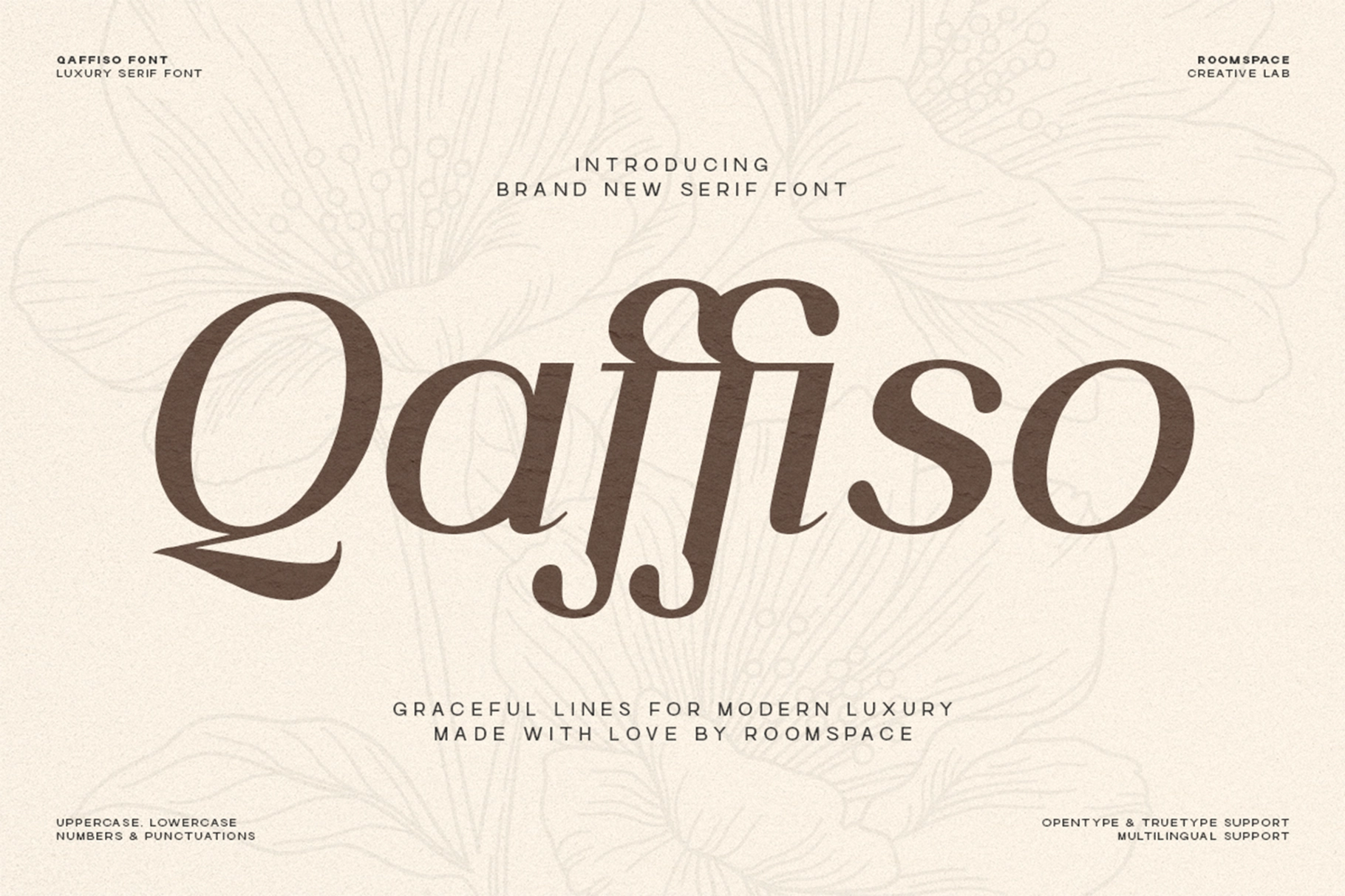 Qaffiso — Luxury Modern Serif Font