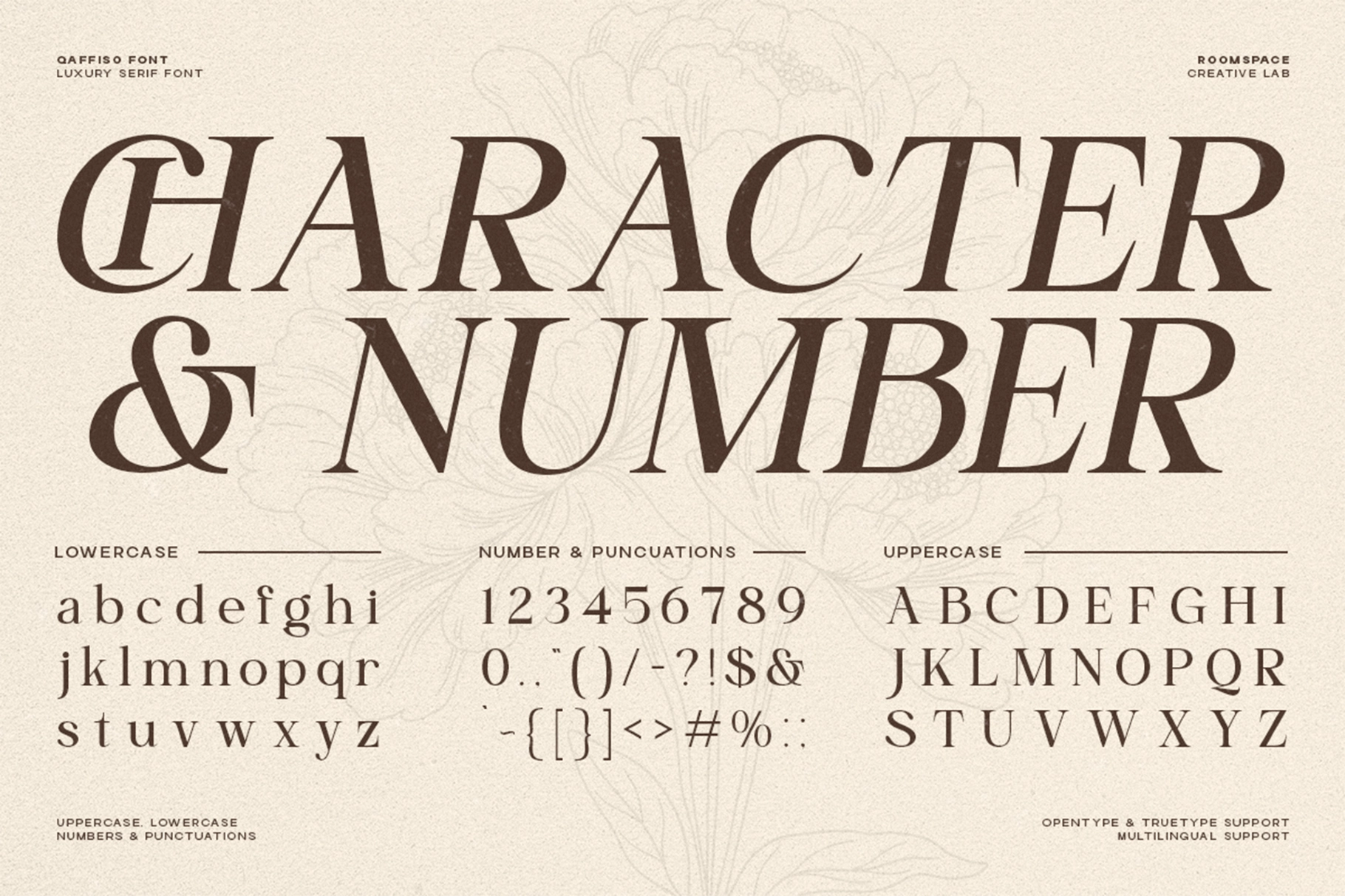 Qaffiso — Luxury Modern Serif Font