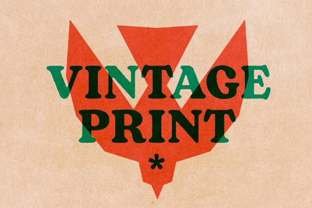 Vintage Overprint Effect