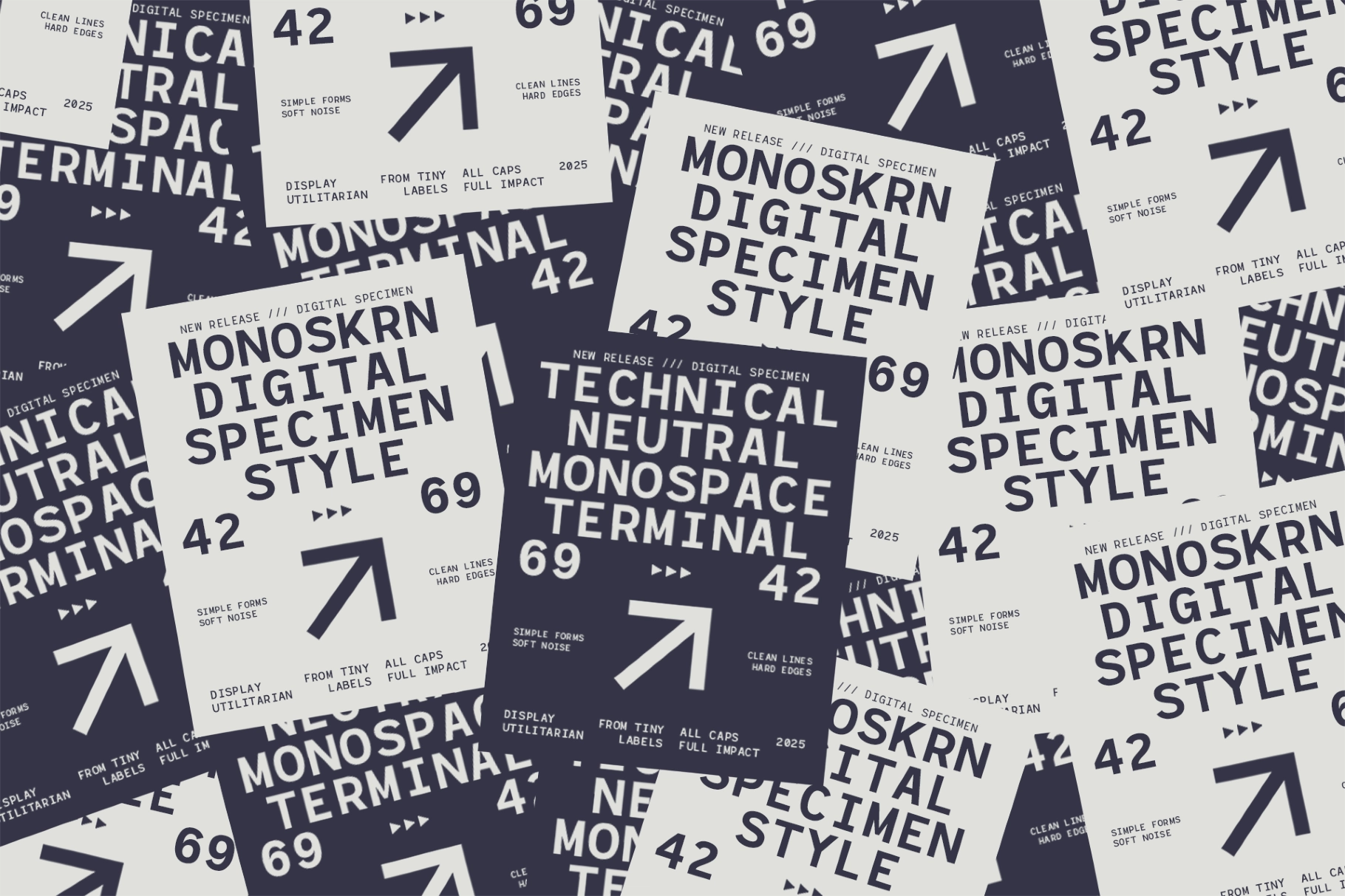 Monoskrn – Modern Monospaced Font