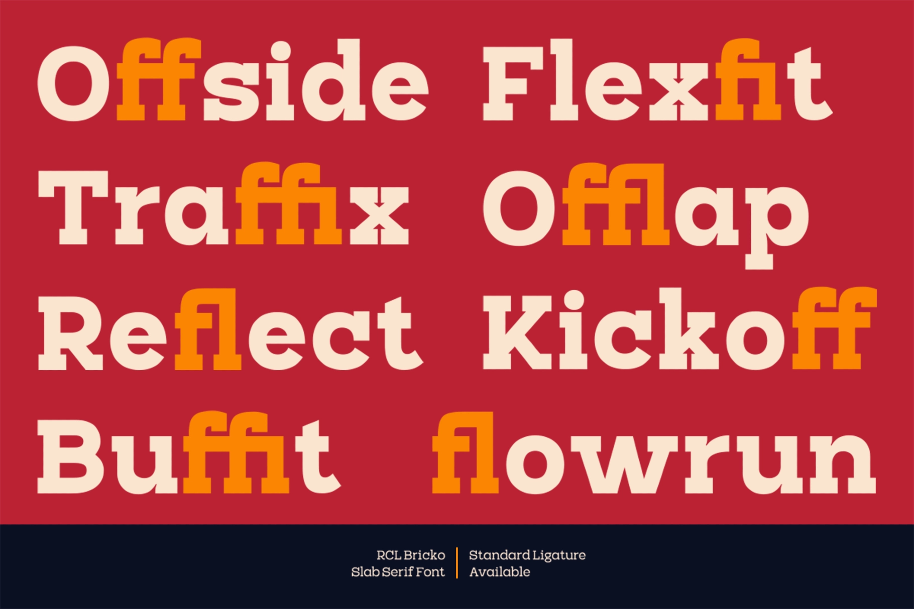 RCL Bricko – Bold Modern Slab Serif Font