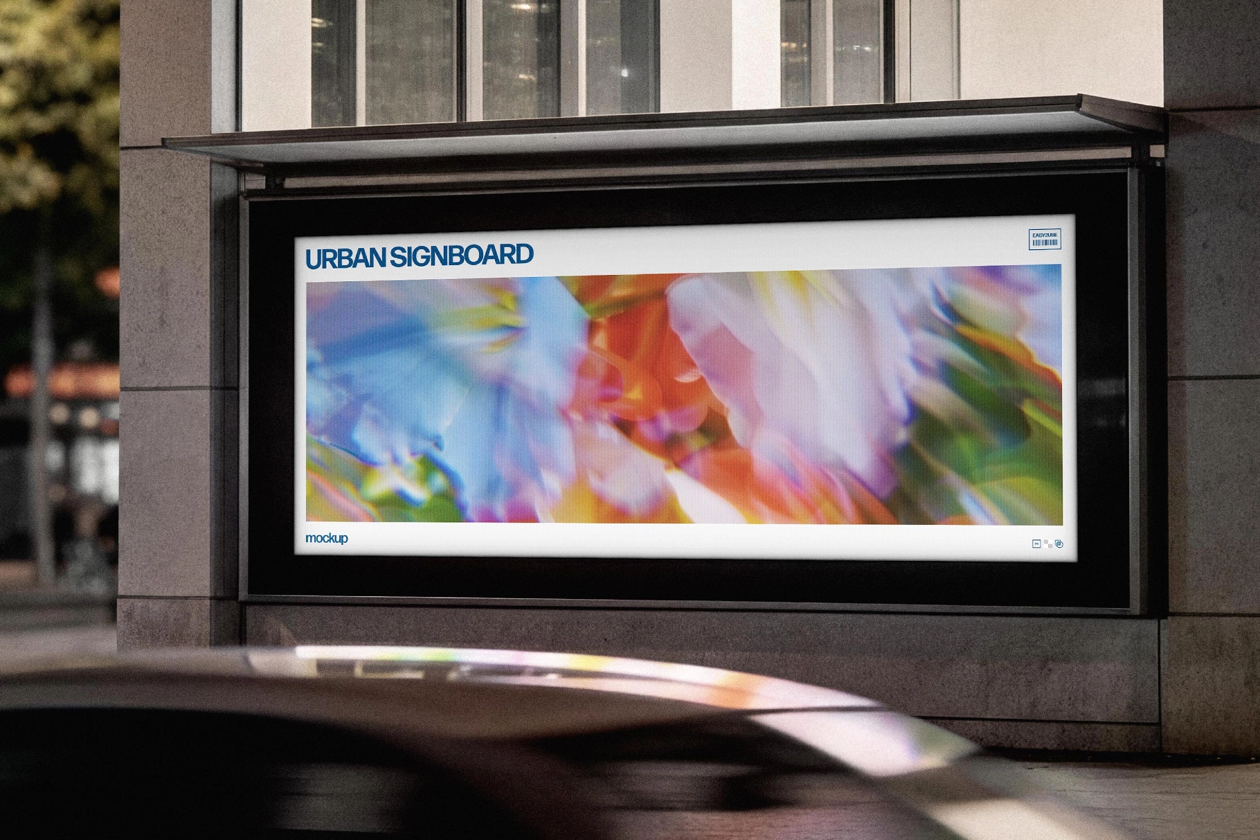 Urban Signboard Mockup