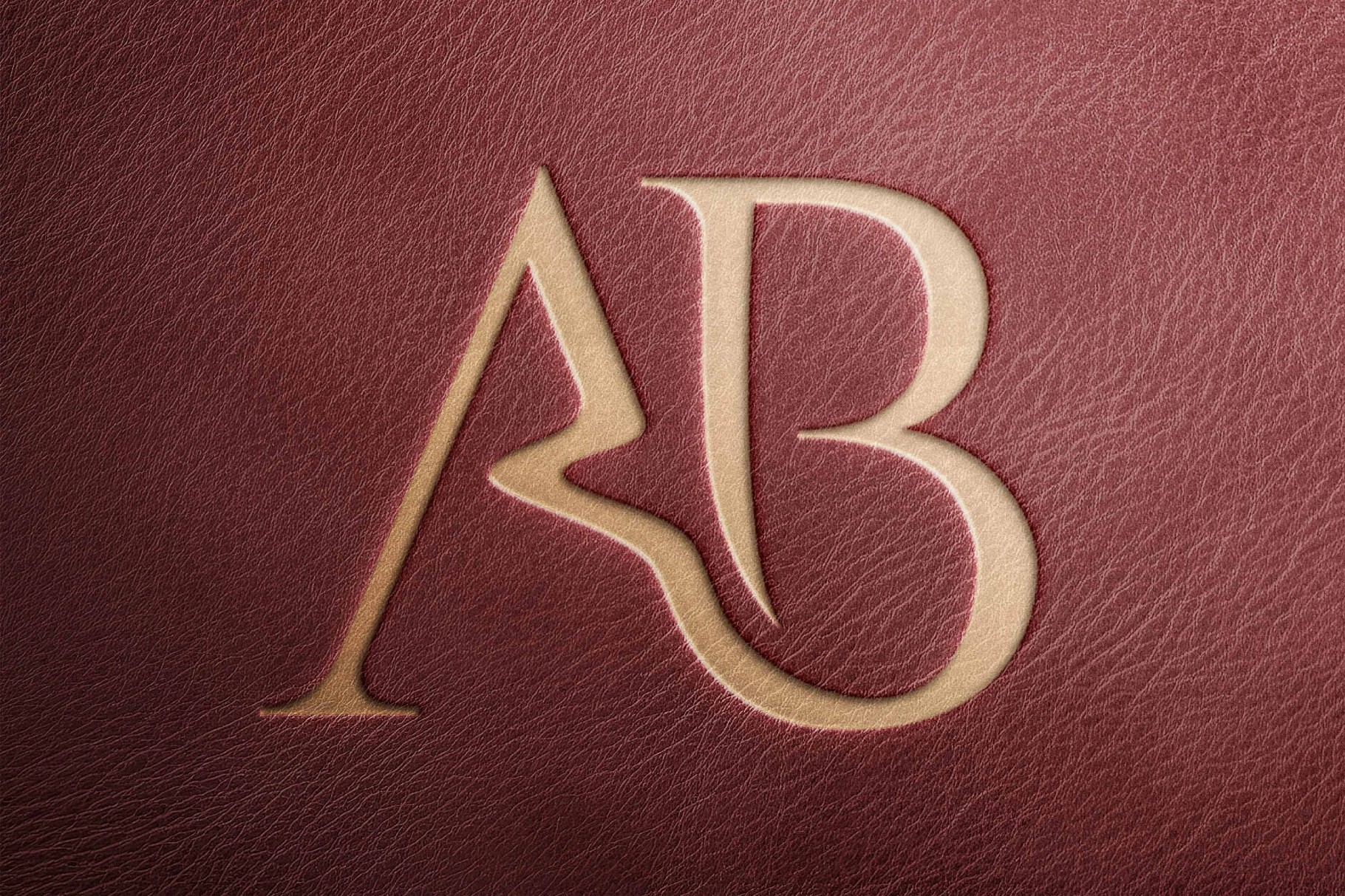 Leather Debossed Mockup