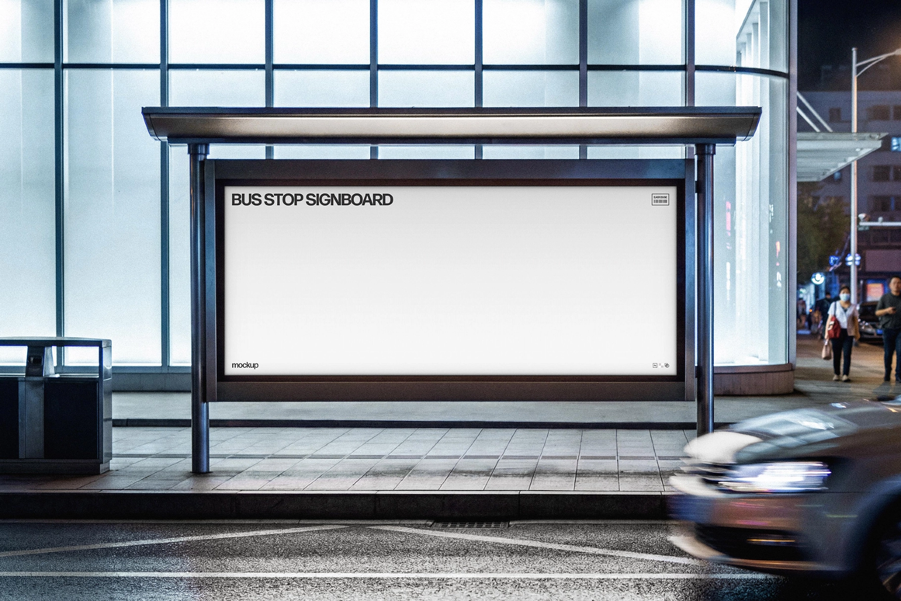 Bus Stop Screen Mockup