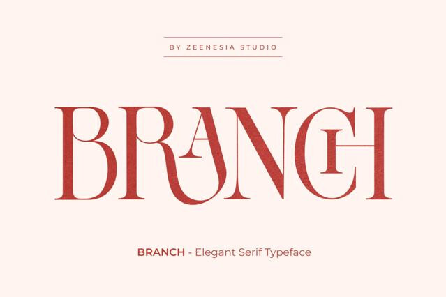 BRANCH - Elegant Serif Font