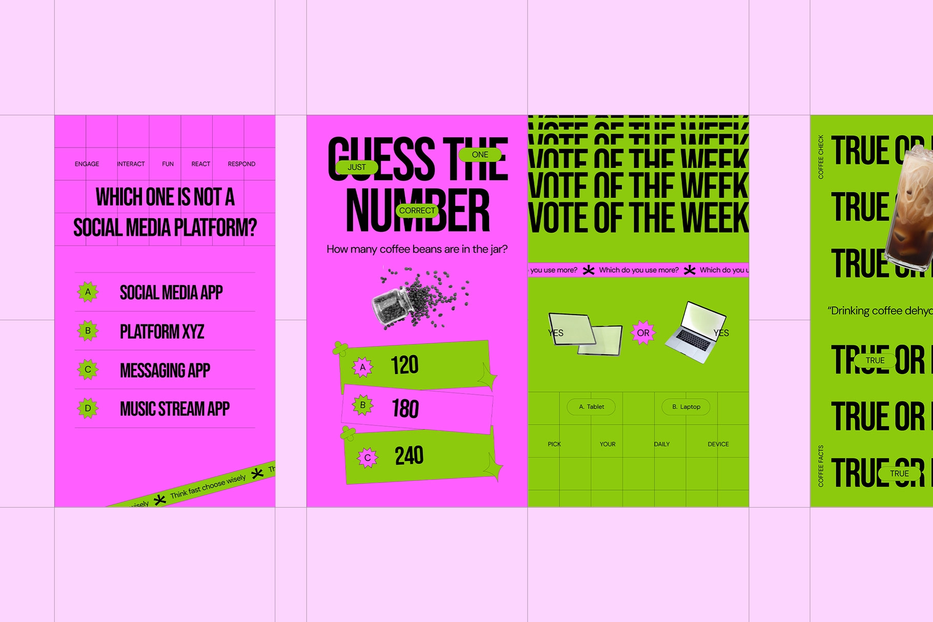 Instagram Q&A Template Pack for Adobe