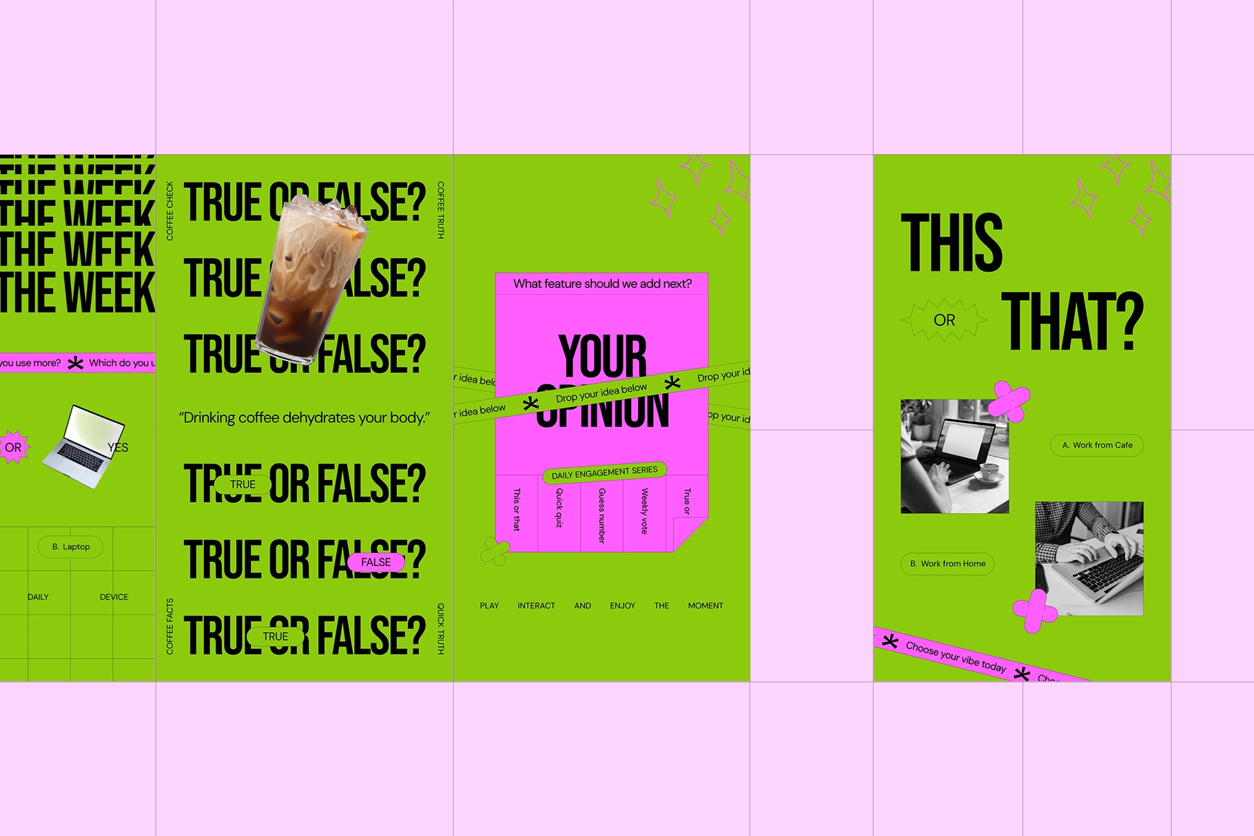 Instagram Q&A Template Pack for Affinity
