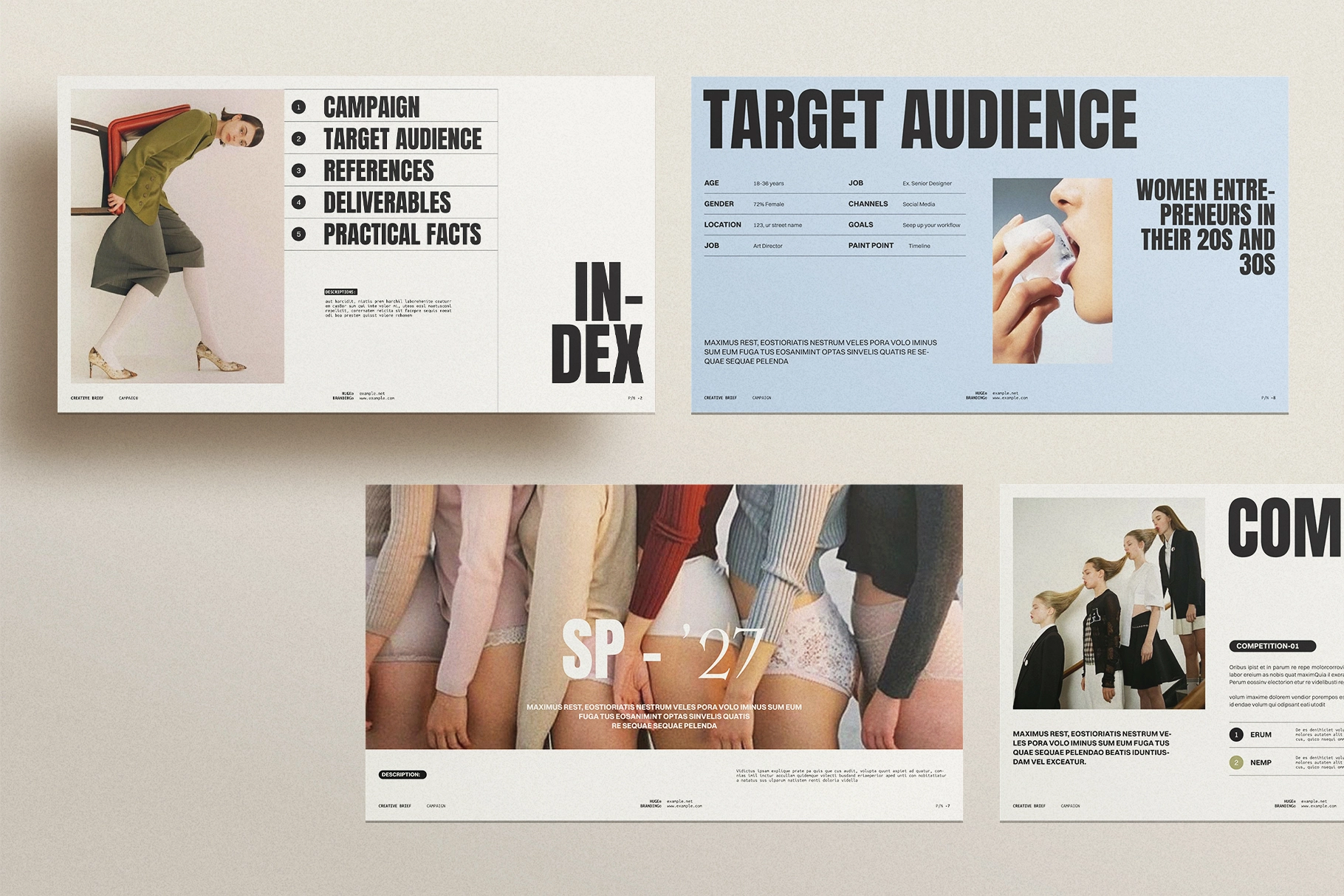 Creative Brief Campaign Presentation Template