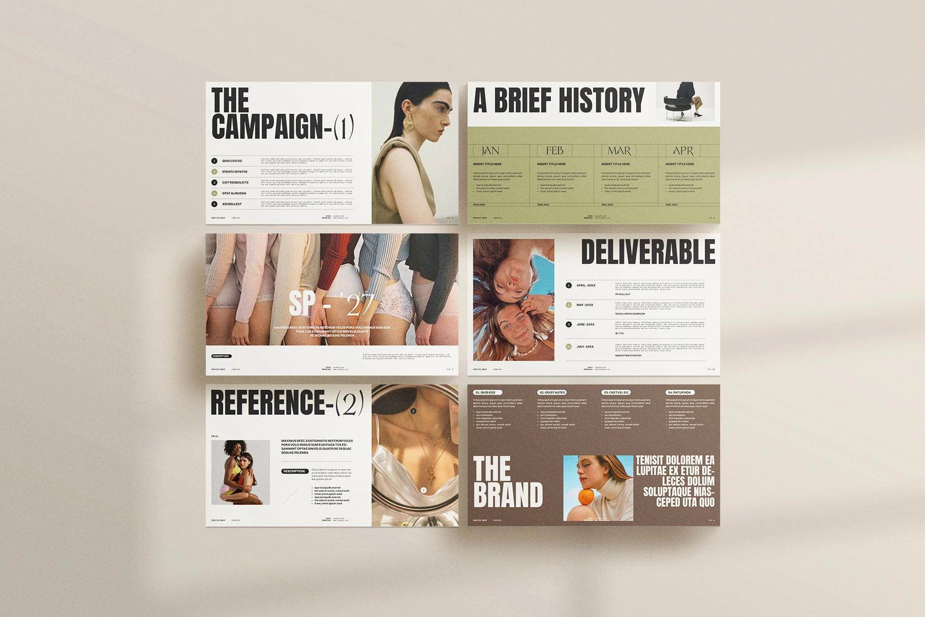 Creative Brief Campaign Presentation Template